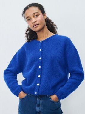 American Vintage Vitow Cardigan - Royal Blue - Small